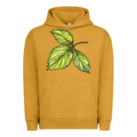 Pigment Peanut Butter green leaf Urban Hoodie - BarkalooDesign