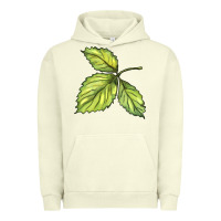 Pigment Pistachio green leaf Urban Hoodie - BarkalooDesign