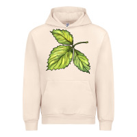 Sandshell green leaf Urban Hoodie - BarkalooDesign