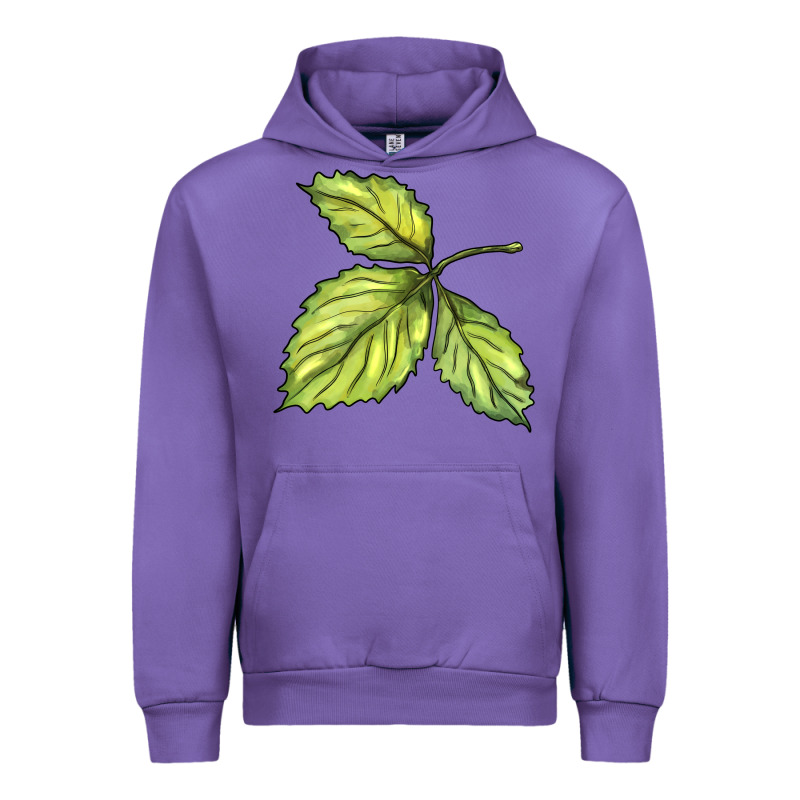 Green Leaf Urban Hoodie by BarkalooDesign | Teevron