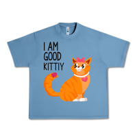 Pebble Blue I Am Good Kittiy Urban Heavy Tee - Bettercallsaul