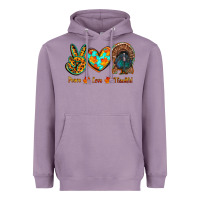 Lavender peace love thankful Heavyweight Hoodie - RanaPortraitStore