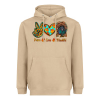 Mushroom peace love thankful Heavyweight Hoodie - RanaPortraitStore