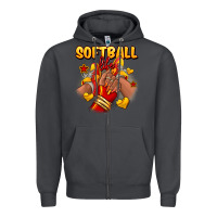 Smoke Softball life afro girl sneakers Zipper Hoodie - RanaPortraitStore