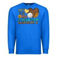 True Royal my heart is on that court Premium Sweatshirt - HRA Design Shop