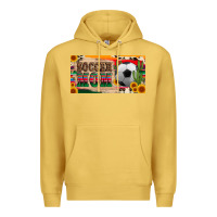Soccer Mom With Ball And Sunflower Cactus Serape Licanse Plate Premium Hoodie | Teevron