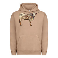 Pigment Burro Texas Longhorn Heifer Urban Hoodie - LillyAllenDesigns