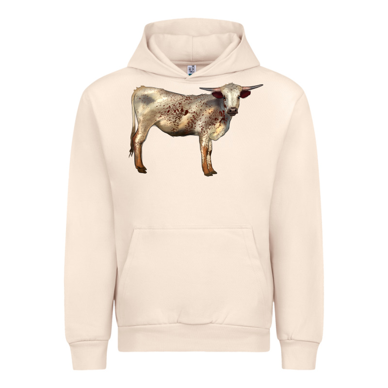 Texas Longhorn Heifer Urban Hoodie by LillyAllenDesigns | Teevron