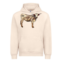 Sandshell Texas Longhorn Heifer Urban Hoodie - LillyAllenDesigns