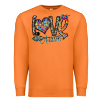 Carrot love autism Premium Sweatshirt - SublimationCraftShop