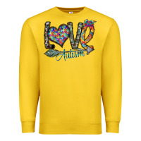 Lemon love autism Premium Sweatshirt - SublimationCraftShop