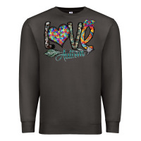 Smoke love autism Premium Sweatshirt - SublimationCraftShop