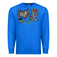 True Royal love autism Premium Sweatshirt - SublimationCraftShop