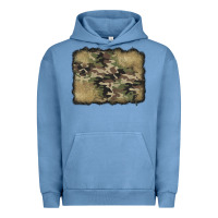 Pigment Pebble Blue camouflage glitter background Urban Hoodie - Jasminsmagicworld