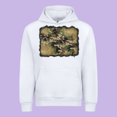 Camouflage Glitter Background Urban Hoodie Designed By Jasminsmagicworld