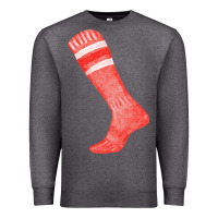 Charcoal Heather red sock fa element 2 Premium Sweatshirt - FaDigitalArtStudio