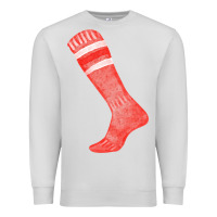 Dove Grey red sock fa element 2 Premium Sweatshirt - FaDigitalArtStudio