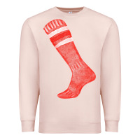 Pale Pink red sock fa element 2 Premium Sweatshirt - FaDigitalArtStudio
