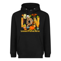 Black fall lpn licensed practical nurse Heavyweight Hoodie - Zillion Design Studio