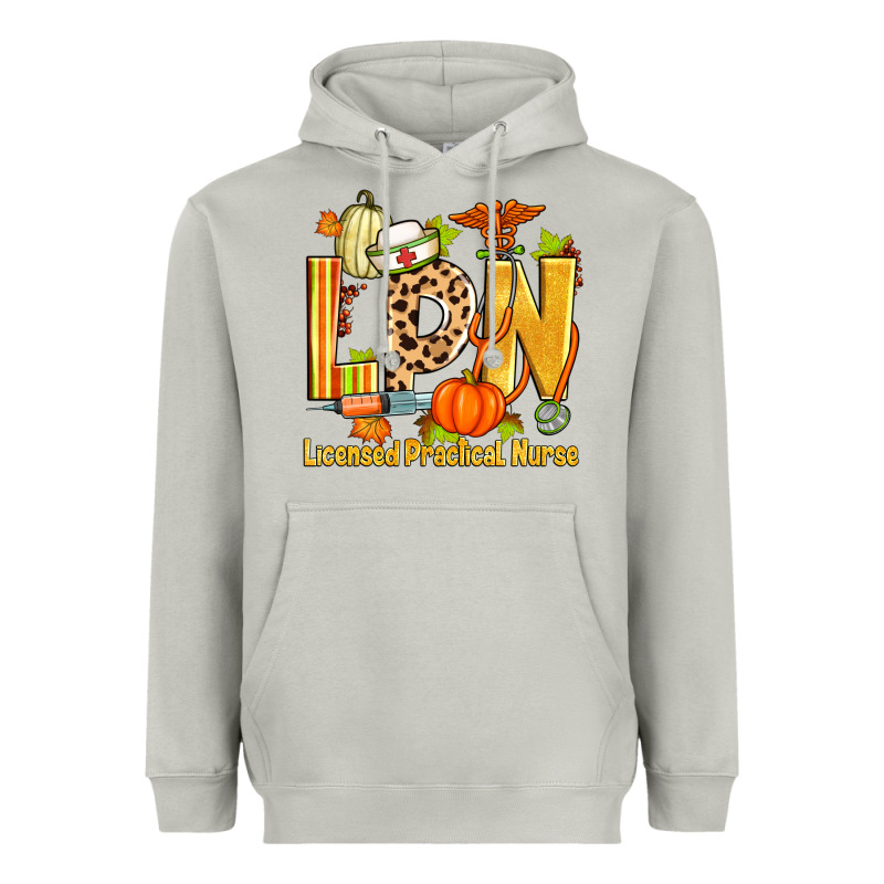Fall Lpn Licensed Practical Nurse Heavyweight Hoodie by Zillion Design Studio | Teevron
