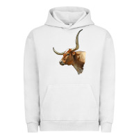 Pigment Lunar Rock Texas Longhorn Cow Face Urban Hoodie - LillyAllenDesigns