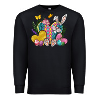 Black Easter Heart Easter Day Premium Sweatshirt - Neo Western