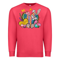 Cardinal Easter Heart Easter Day Premium Sweatshirt - Neo Western
