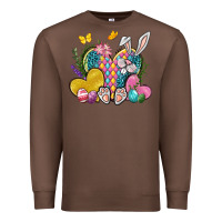 Chestnut Easter Heart Easter Day Premium Sweatshirt - Neo Western