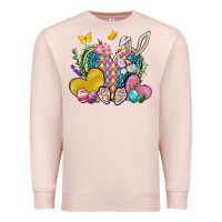 Pale Pink Easter Heart Easter Day Premium Sweatshirt - Neo Western