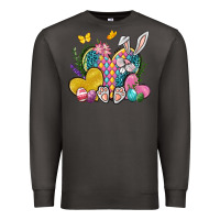 Smoke Easter Heart Easter Day Premium Sweatshirt - Neo Western