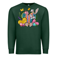 Sports Green Easter Heart Easter Day Premium Sweatshirt - Neo Western
