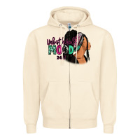 Sandshell Unbothered mood 24:7 Zipper Hoodie - RanaPortraitStore