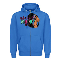 True Royal Unbothered mood 24:7 Zipper Hoodie - RanaPortraitStore