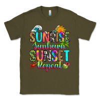 Army Green sunrise sunburn sunset repeat Classic Tee - RanaPortraitStore