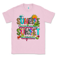Bubblegum Pink sunrise sunburn sunset repeat Classic Tee - RanaPortraitStore