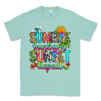 Seafoam sunrise sunburn sunset repeat Classic Tee - RanaPortraitStore