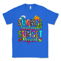 True Royal sunrise sunburn sunset repeat Classic Tee - RanaPortraitStore