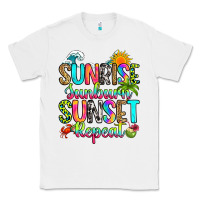 White sunrise sunburn sunset repeat Classic Tee - RanaPortraitStore