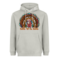 Moon Dust gobble till you wobble thanksgiving rainbow Heavyweight Hoodie - RanaPortraitStore