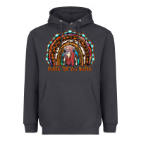 Smoke gobble till you wobble thanksgiving rainbow Heavyweight Hoodie - RanaPortraitStore