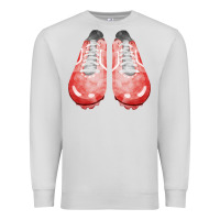 Dove Grey red cleats fa element 3 Premium Sweatshirt - FaDigitalArtStudio