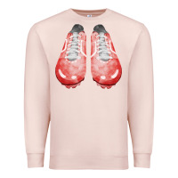 Pale Pink red cleats fa element 3 Premium Sweatshirt - FaDigitalArtStudio