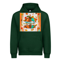 Forest Green blessed pumpkin Urban Hoodie - NancyCooperArtShop