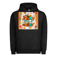 Pigment Black blessed pumpkin Urban Hoodie - NancyCooperArtShop