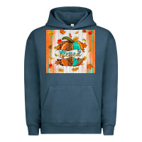 Pigment Midnight Navy blessed pumpkin Urban Hoodie - NancyCooperArtShop