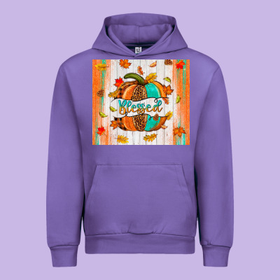 Blessed Pumpkin Urban Hoodie Designed By Nancycooperartshop