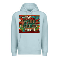 Blue Mist wild chıld aztec gemstone and cactus Premium Hoodie - Artiststas
