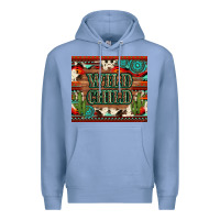 Colony Blue wild chıld aztec gemstone and cactus Premium Hoodie - Artiststas