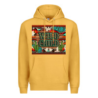 Mustard wild chıld aztec gemstone and cactus Premium Hoodie - Artiststas