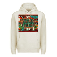 Oatmeal Heather wild chıld aztec gemstone and cactus Premium Hoodie - Artiststas